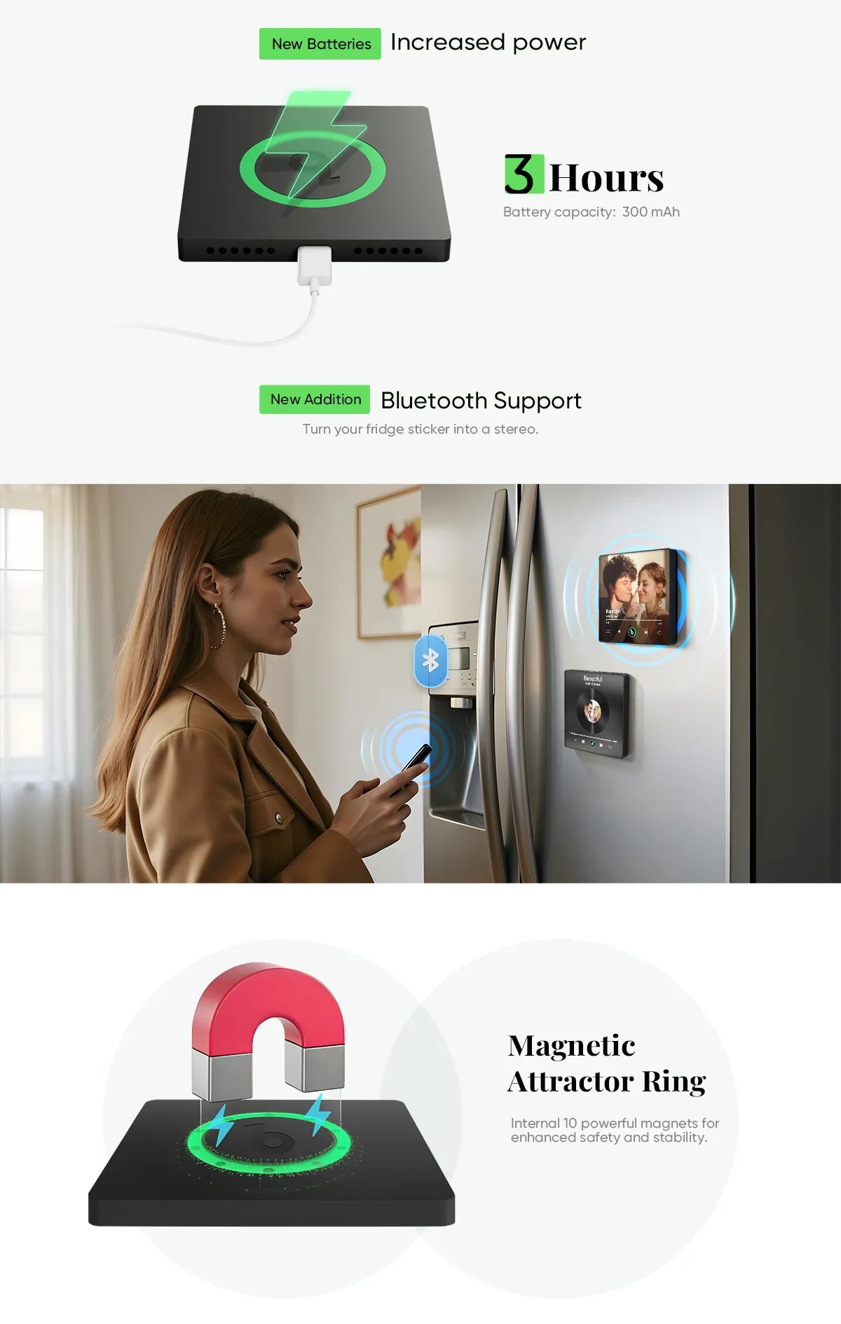 FridgeBeats: Customisable Fridge Speaker Magnets